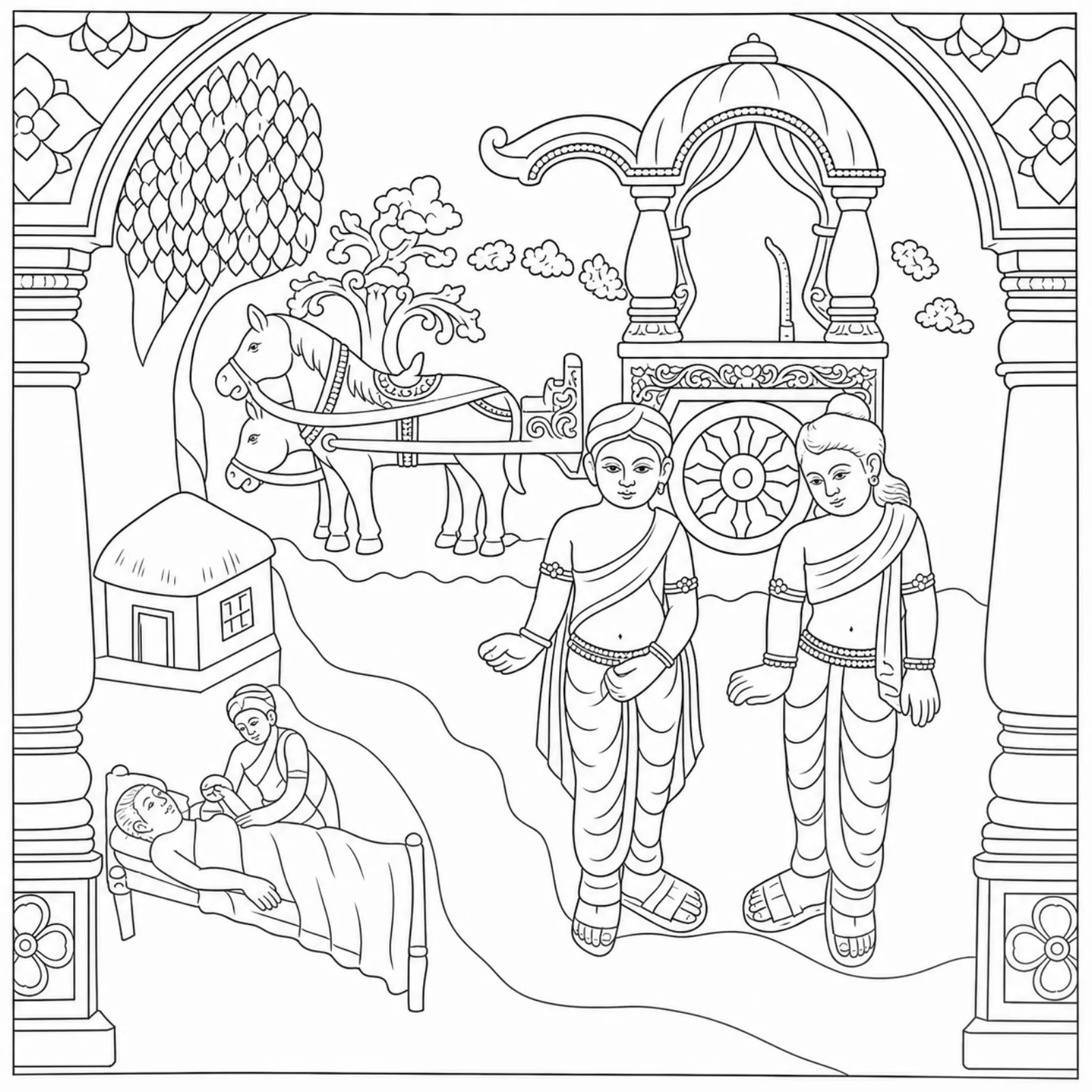 Channa and the Four Sights