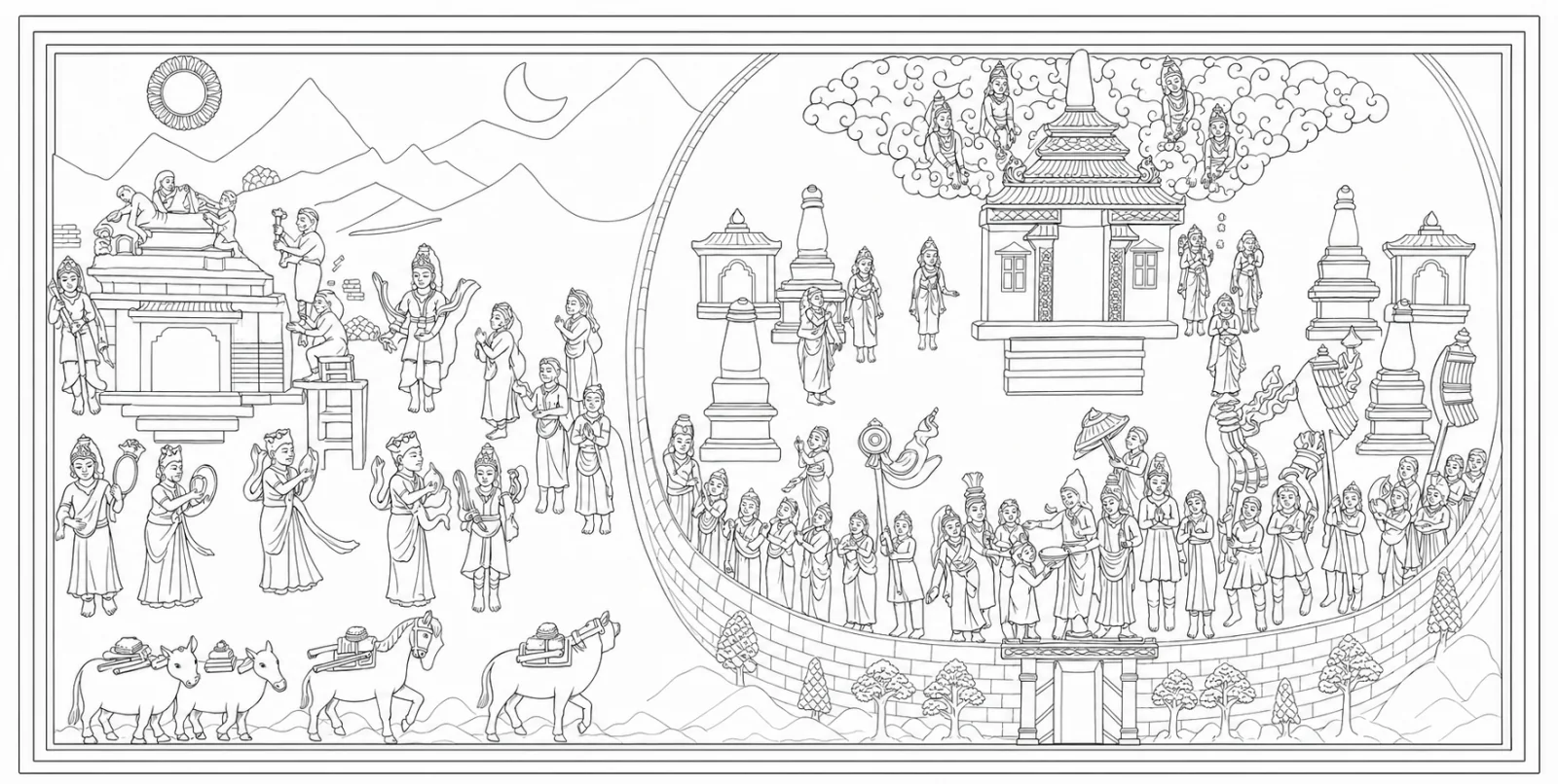 The construction and consecration of Samye, Tibet's first monastery